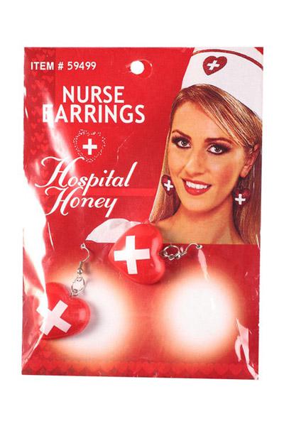 LINGERIE Fantasias Mulher Complementos Brincos de Enfermeira
