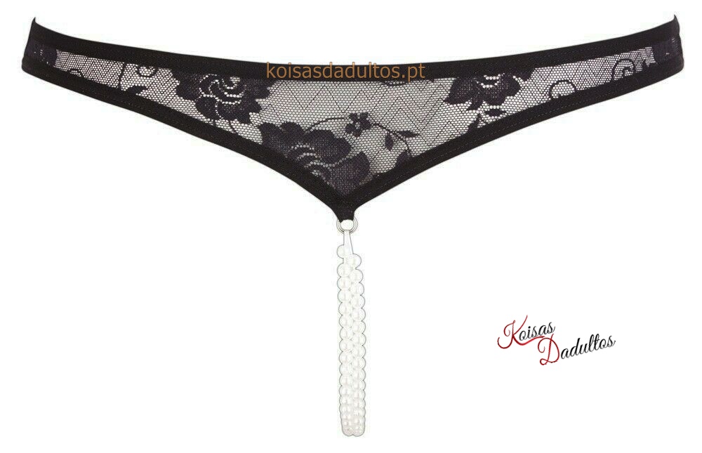 LINGERIE Lingerie Mulher Cueca Pérola Aberta Cueca Pérola Aberta