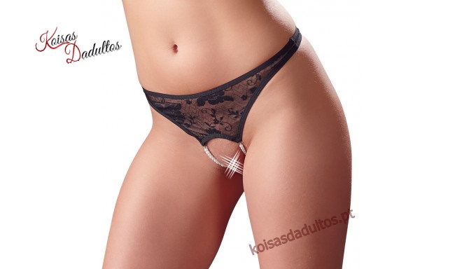 LINGERIE Lingerie Mulher Cueca Pérola Aberta