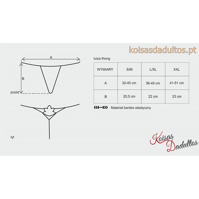 LINGERIE String Luiza String Luiza