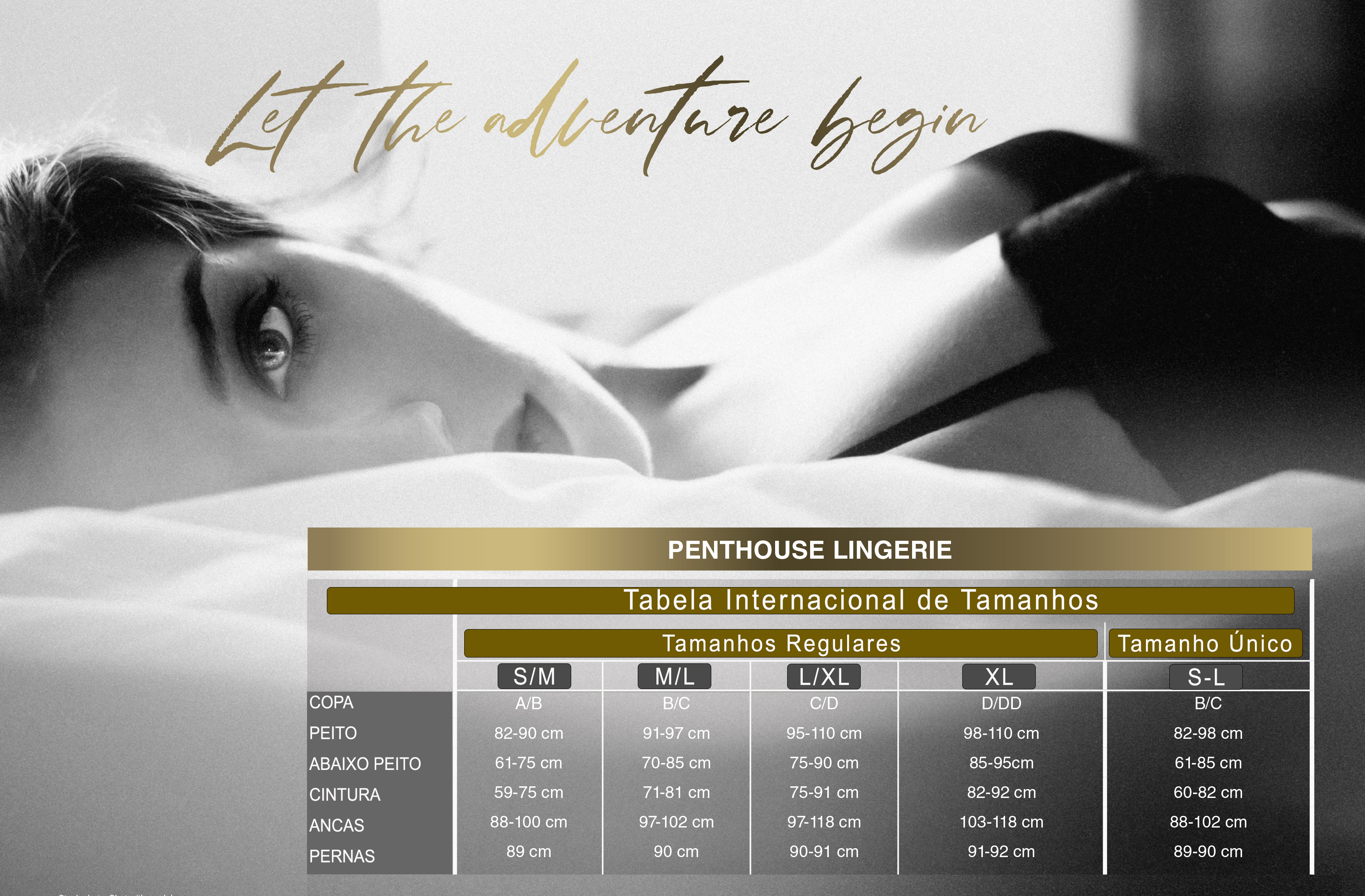 LINGERIE Penthouse sem Desculpas Collants XL Penthouse sem Desculpas Collants XL