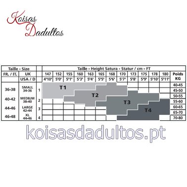 LINGERIE Meia de Rede Stella XL Meia de Rede Stella XL