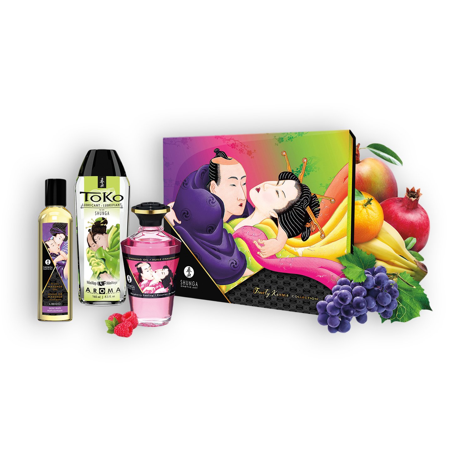 MASSAGEM Óleos e Cremes Kit Shunga 