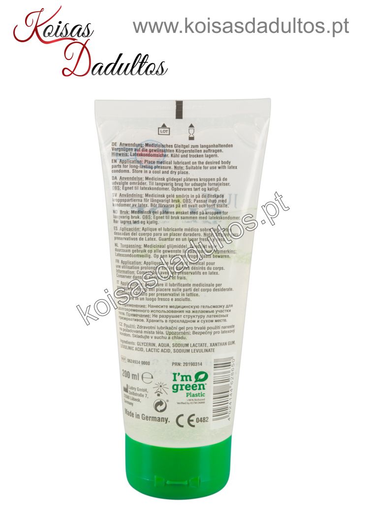 vegan Lubrificante Just Glide Bio Lubrificante Just Glide Bio