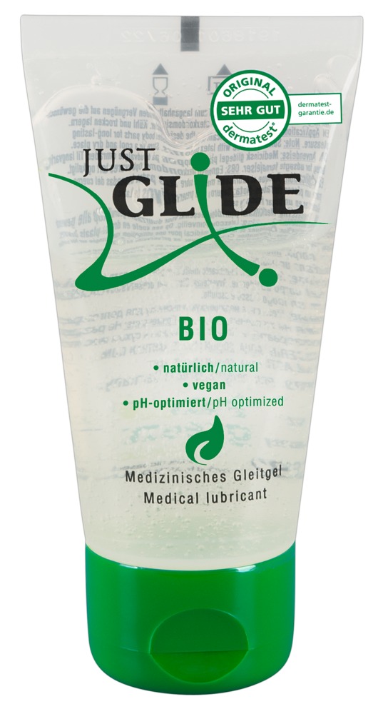 LUBRIFICANTES Orgânicos e Vegan Just Glide Bio 50 ml