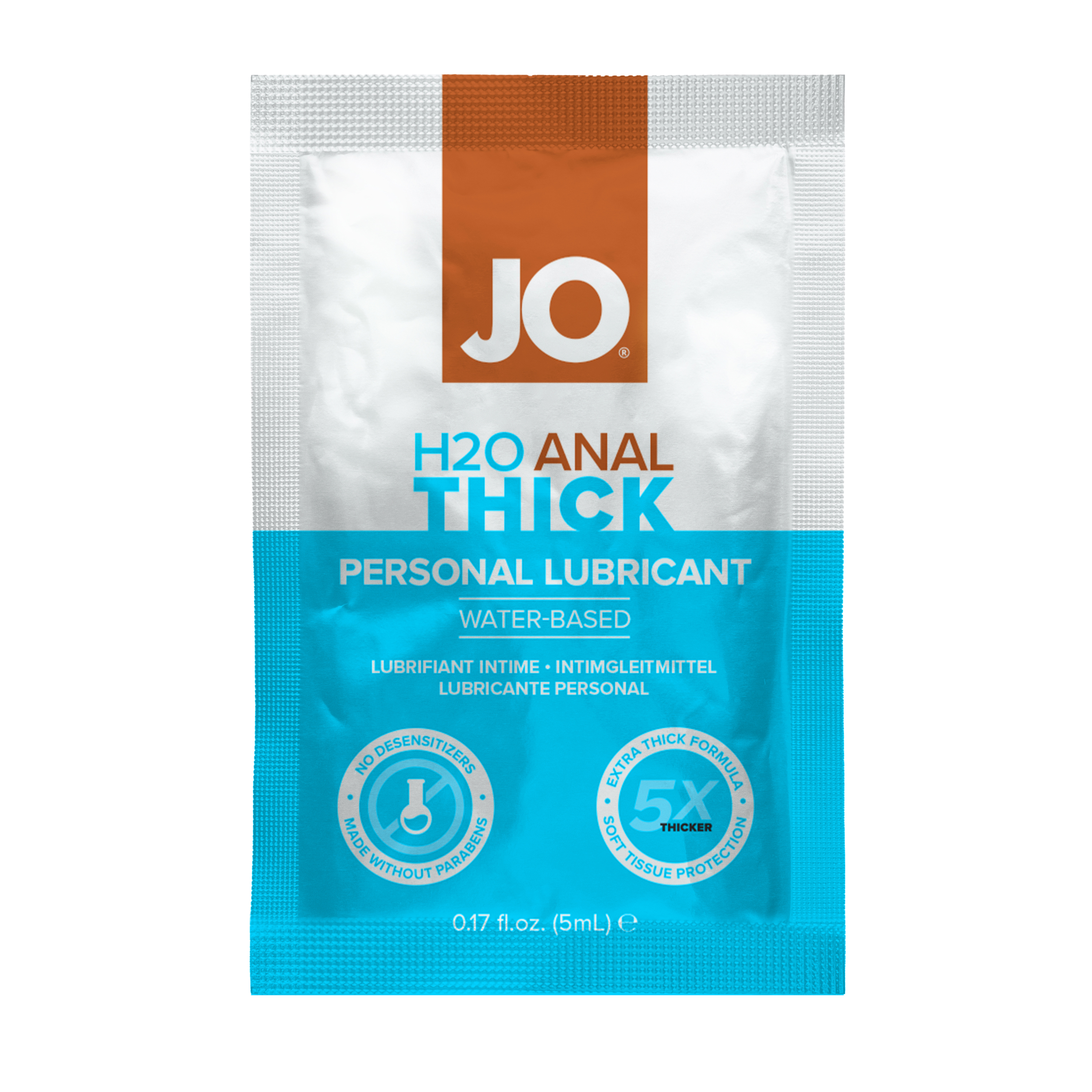 LUBRIFICANTES Saqueta Lubrificante Anal Thick JO