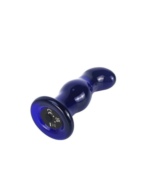 PRAZER ANAL Butt Plugs de Vidro Toy Joy Gleaming - Plug de Vidro com Vibra&ccedil;&atilde;o Toy Joy Gleaming - Plug de Vidro com Vibra&ccedil;&atilde;o