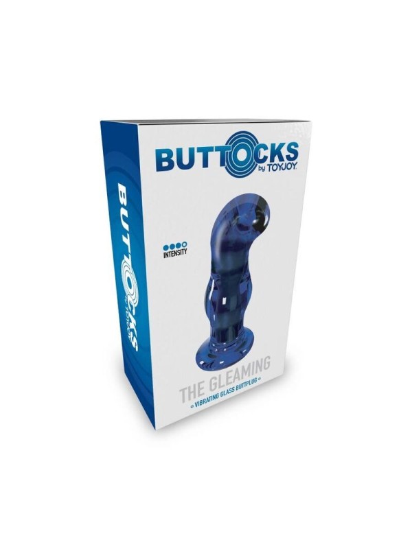 PRAZER ANAL Butt Plugs de Vidro Toy Joy Gleaming - Plug de Vidro com Vibra&ccedil;&atilde;o Toy Joy Gleaming - Plug de Vidro com Vibra&ccedil;&atilde;o