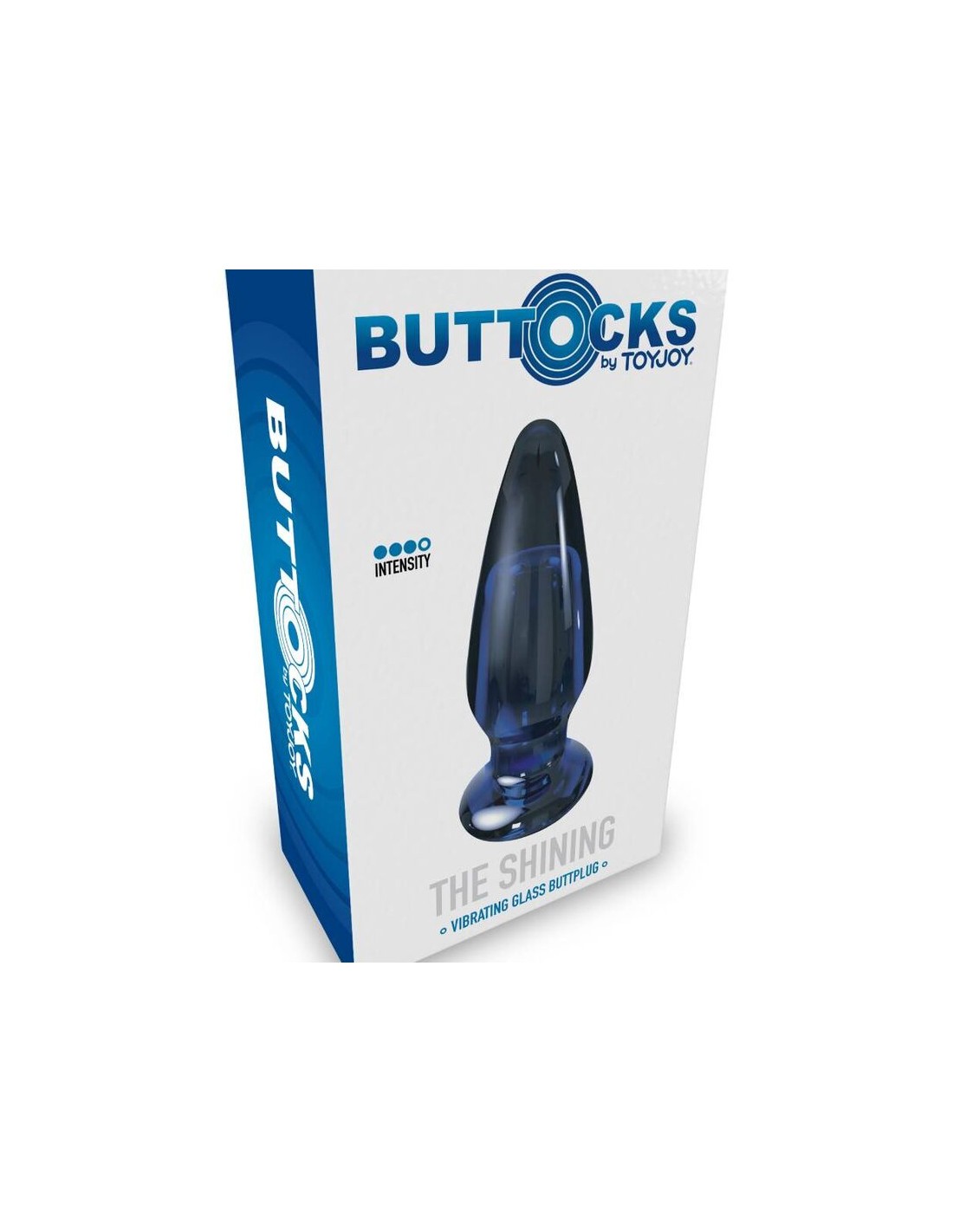 PRAZER ANAL Butt Plugs de Vidro Toy Joy Shining - Plug de Vidro com Vibra&ccedil;&atilde;o Toy Joy Shining - Plug de Vidro com Vibra&ccedil;&atilde;o