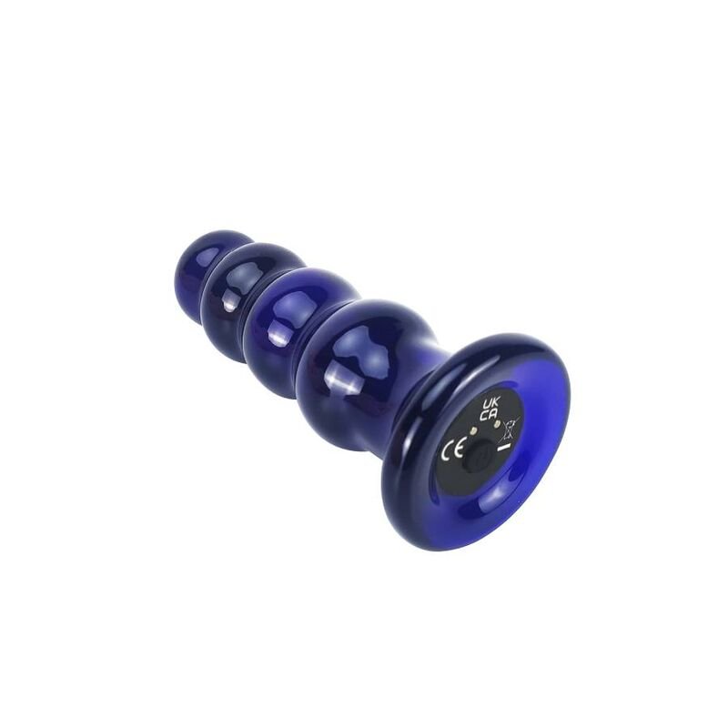 PRAZER ANAL Butt Plugs de Vidro Toy Joy Radiant - Plug de Vidro com Vibra&ccedil;&atilde;o Toy Joy Radiant - Plug de Vidro com Vibra&ccedil;&atilde;o