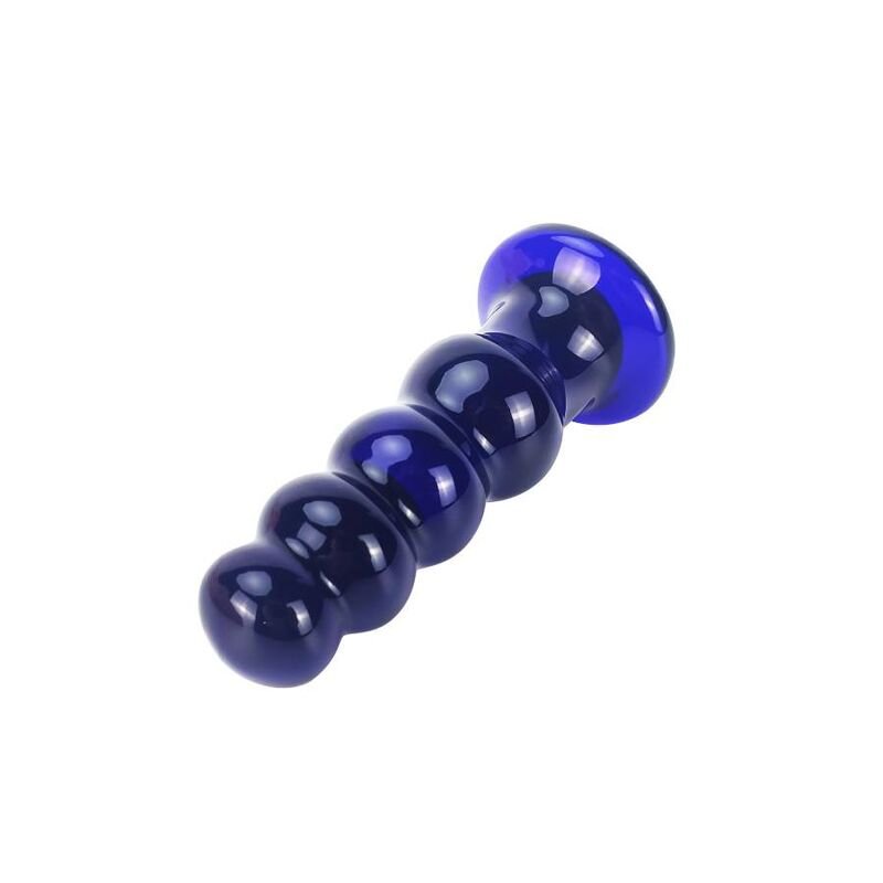 PRAZER ANAL Butt Plugs de Vidro Toy Joy Radiant - Plug de Vidro com Vibra&ccedil;&atilde;o Toy Joy Radiant - Plug de Vidro com Vibra&ccedil;&atilde;o