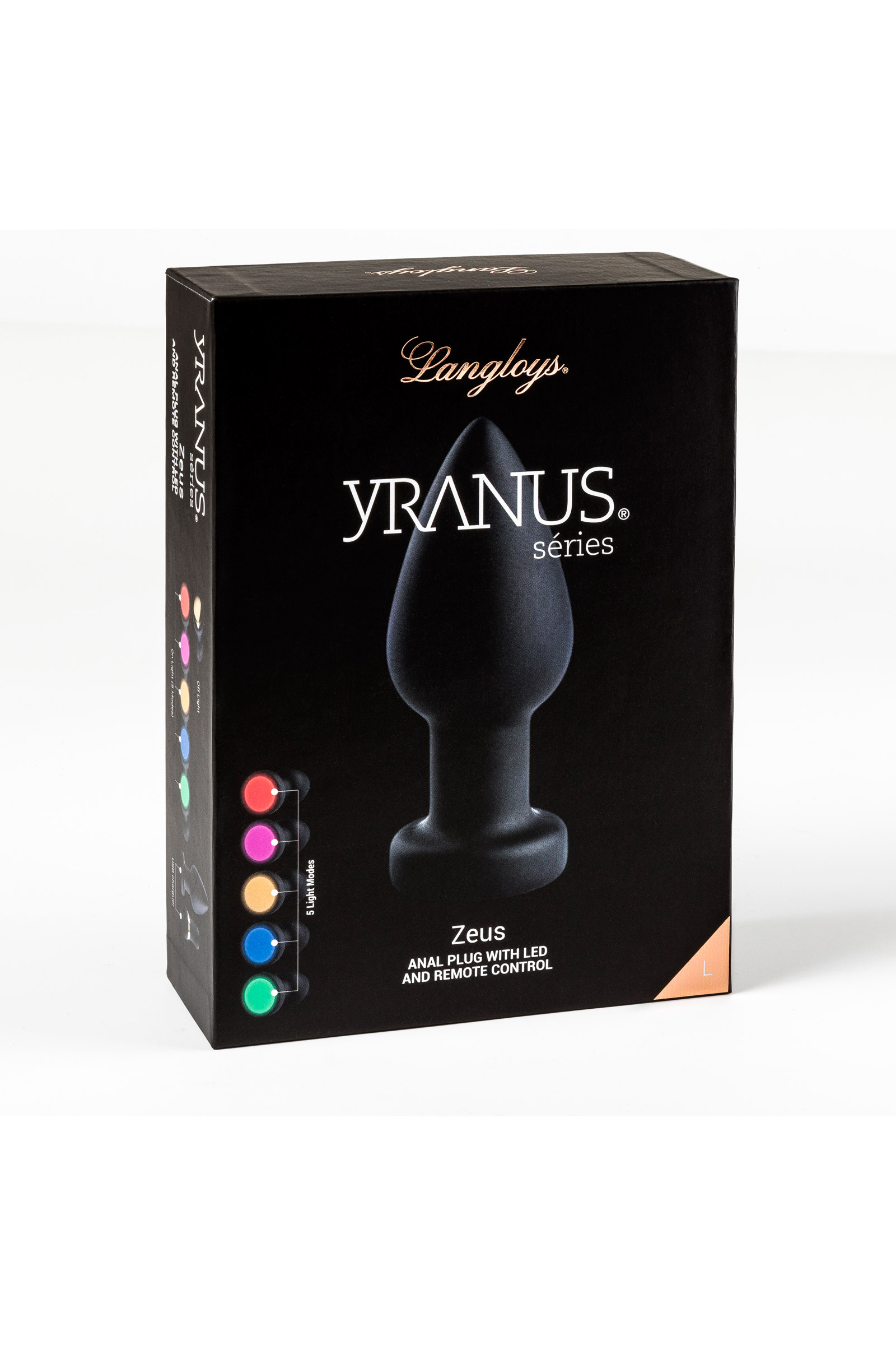 PRAZER MASCULINO Plug com Vibra&ccedil;&atilde;o e Leds Plug com Vibra&ccedil;&atilde;o e Leds