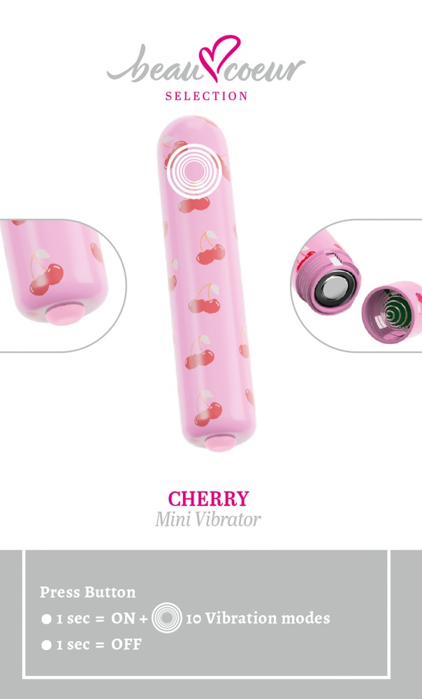 PRAZER FEMININO Mini Vibrador Cherry Mini Vibrador Cherry