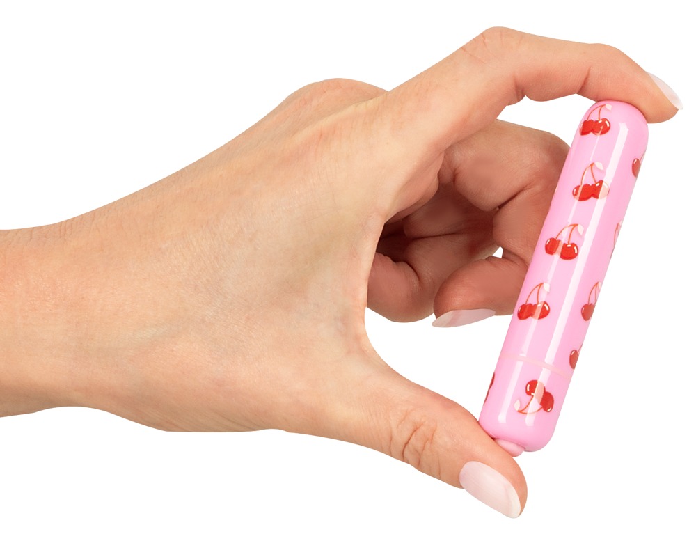PRAZER FEMININO Mini Vibrador Cherry