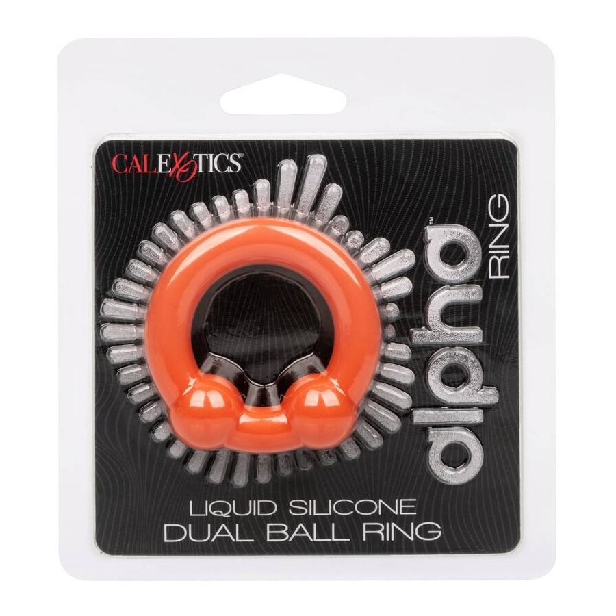 PRAZER MASCULINO Aneis Penianos Anel Alpha Dual Ball Anel Alpha Dual Ball