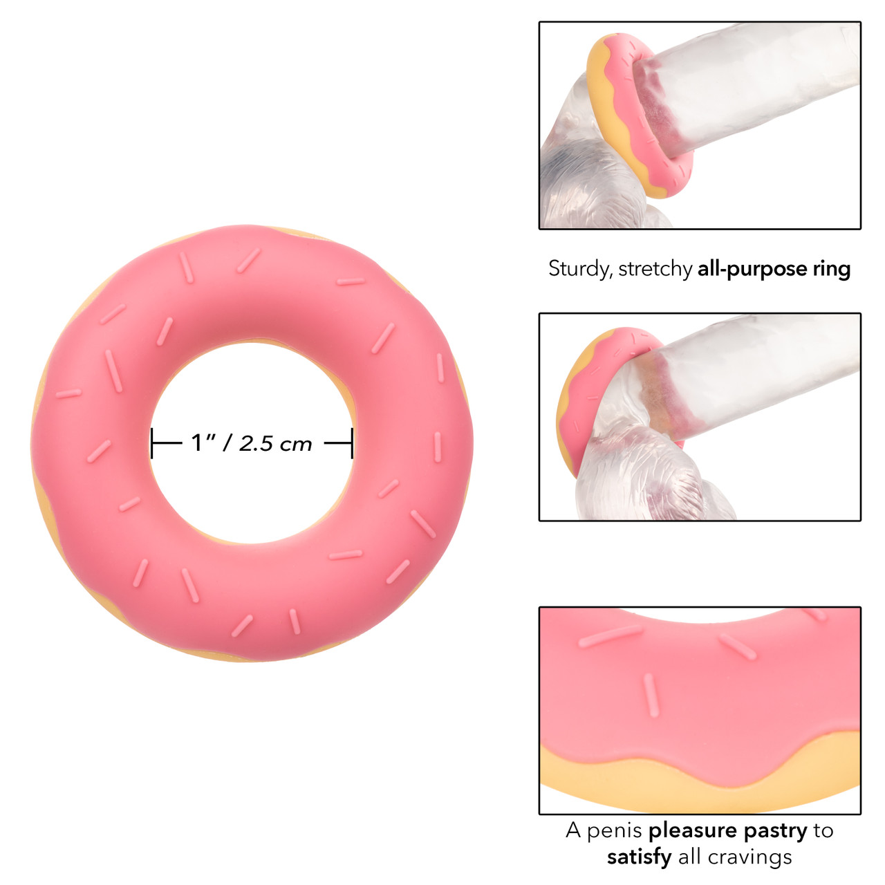 PRAZER MASCULINO Anel Donut Anel Donut