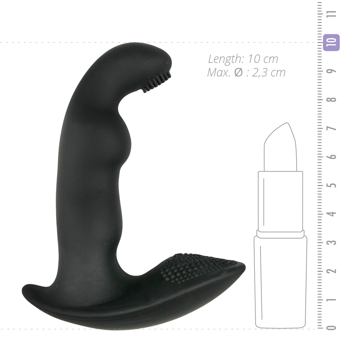 EXPLORA&Ccedil;&Atilde;O &Iacute;NTIMA Massajadores de Próstata Vibrador Pr&oacute;stata Dynamic Duke Ribbed Vibrador Pr&oacute;stata Dynamic Duke Ribbed