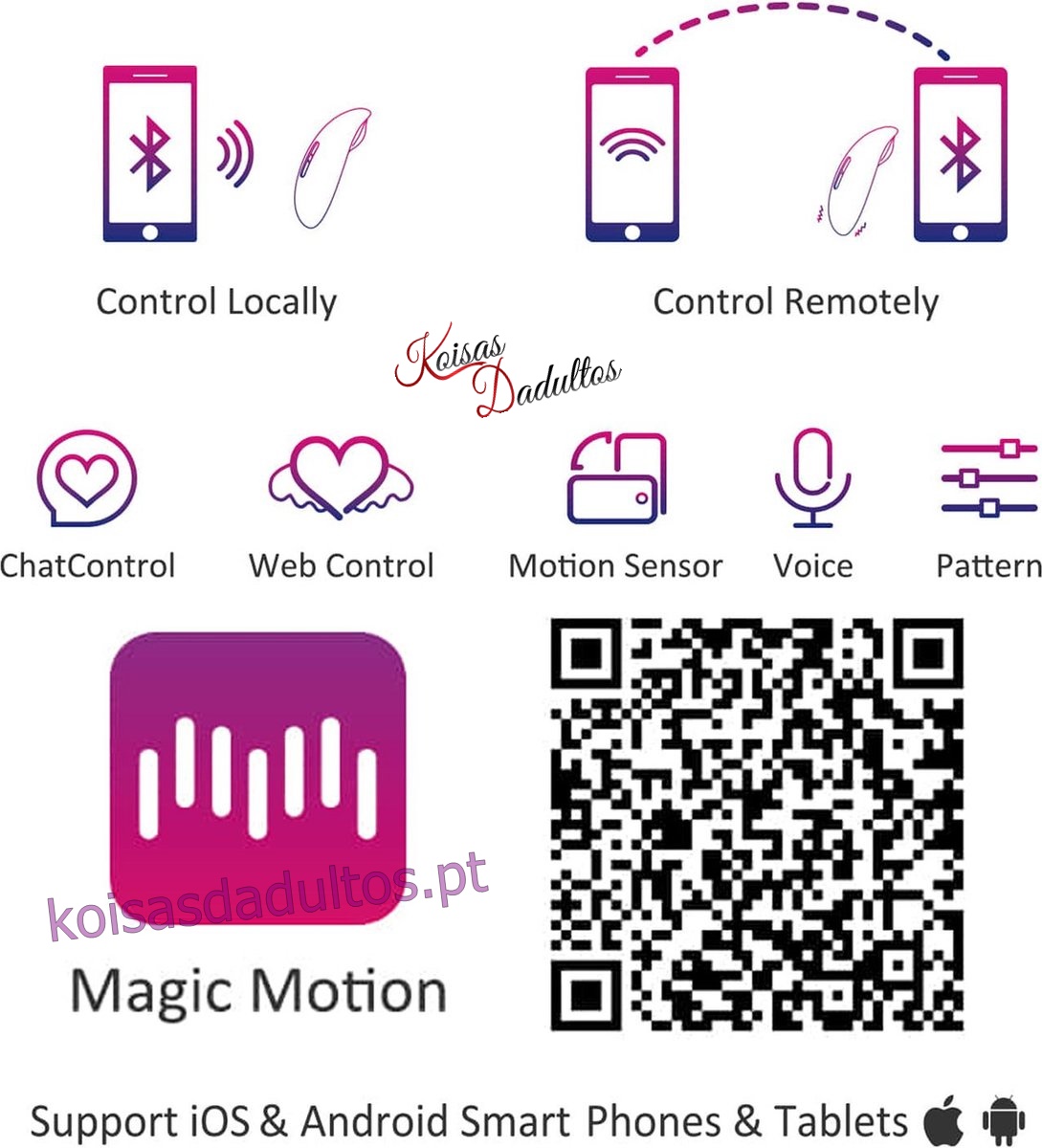 comando Ovo Vibratório Vini App - Magic Motion Ovo Vibratório Vini App - Magic Motion