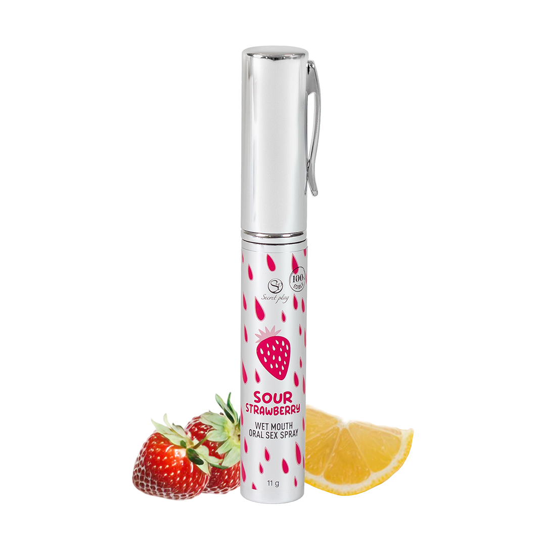 vegan Spray para Sexo Oral Morango