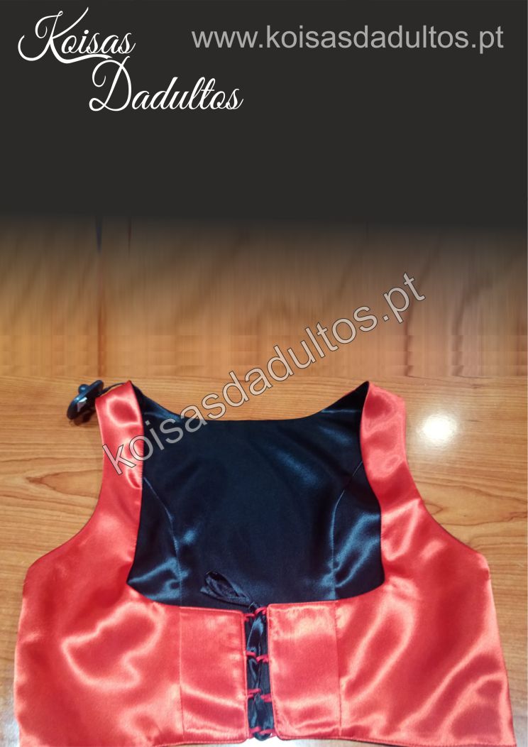LINGERIE Colete Acetinado Colete Acetinado