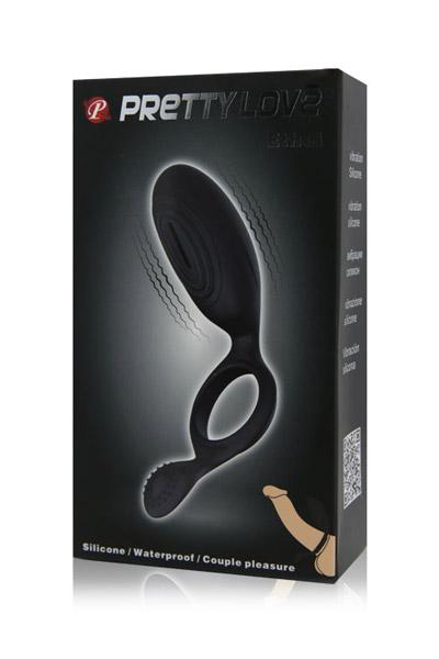 530273 Anel Pénis com Vibração e Tickler para Anús - Ethel Anel Pénis com Vibração e Tickler para Anús - Ethel