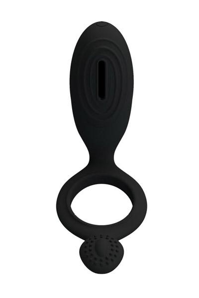 530273 Anel Pénis com Vibração e Tickler para Anús - Ethel Anel Pénis com Vibração e Tickler para Anús - Ethel