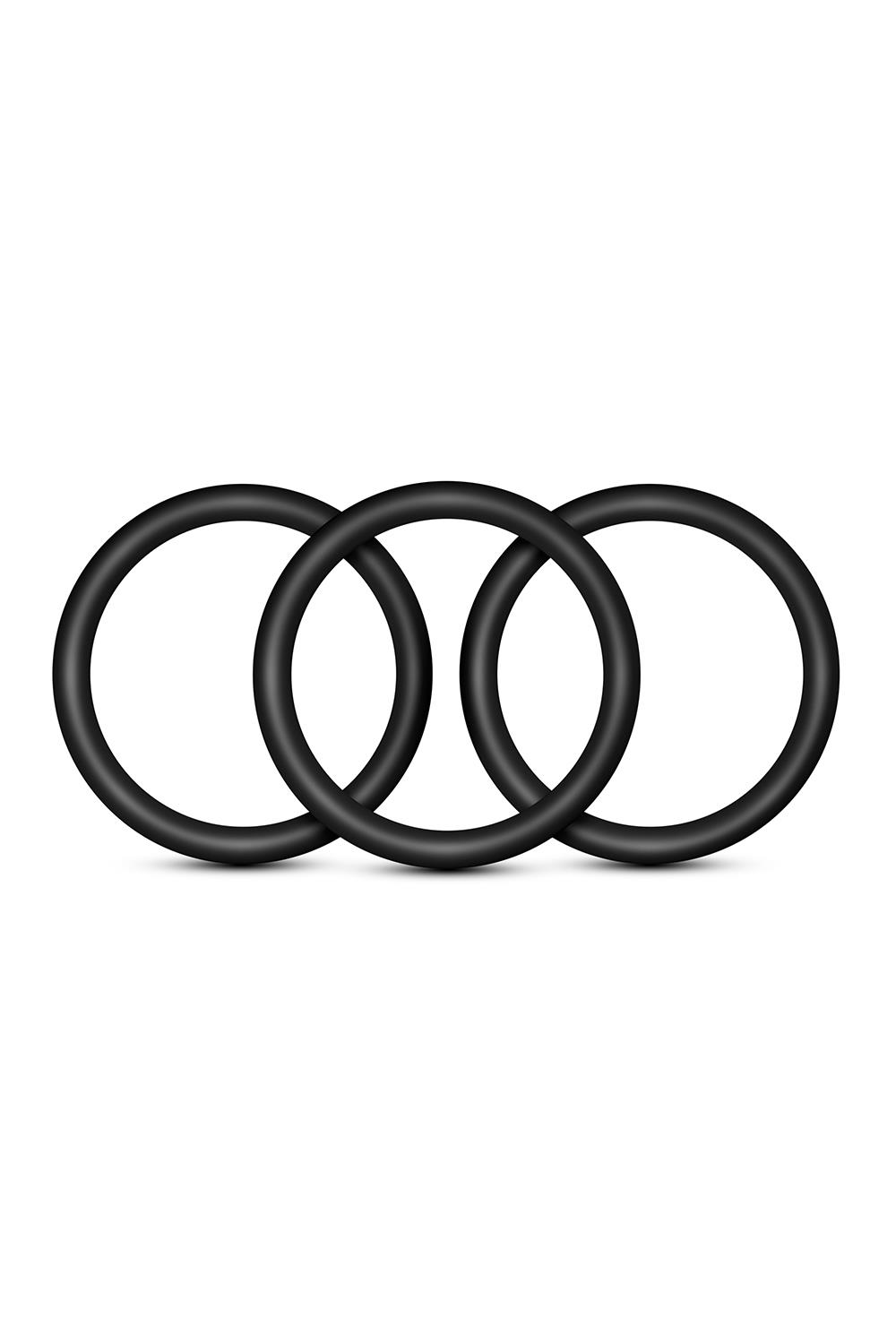 SEXTOY HOMEM Aneis Penianos Sem Vibração Performance VS3 Cock Rings Large