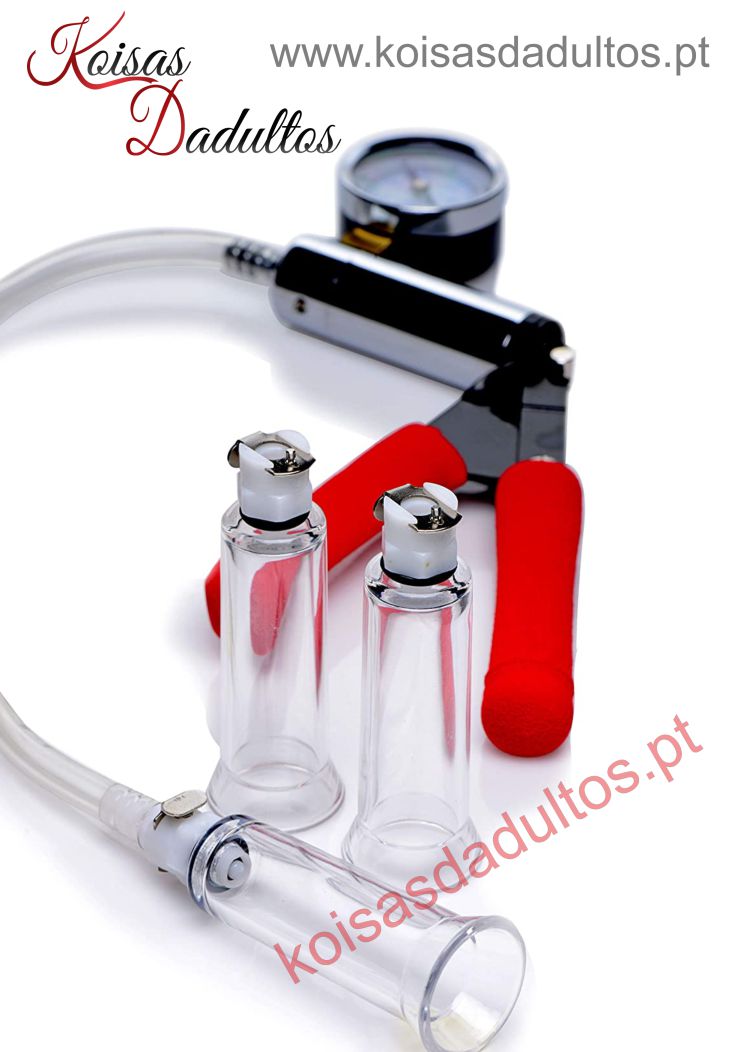 SEXTOY MULHER Bombas Seios e Mamilos Pumping Efficient Kit Pumping Efficient Kit