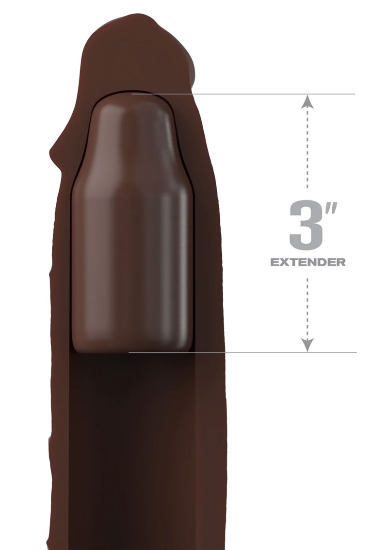 AUMENTO PÉNIS Extensões Para Pénis Manga - Aumenta 7,6 cm Manga - Aumenta 7,6 cm