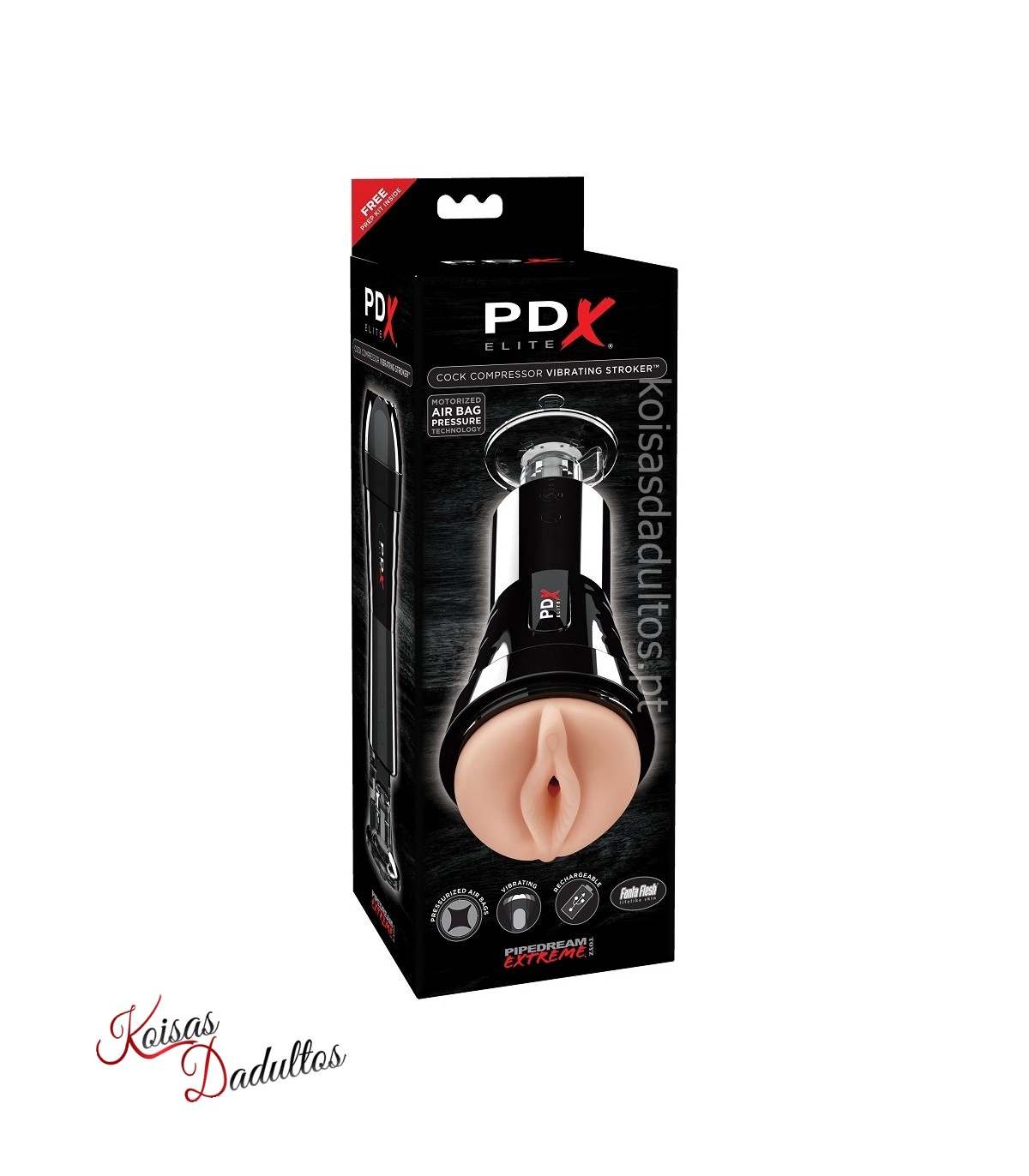 SEXTOY HOMEM PDX Masturbador com Sucção PDX Masturbador com Sucção