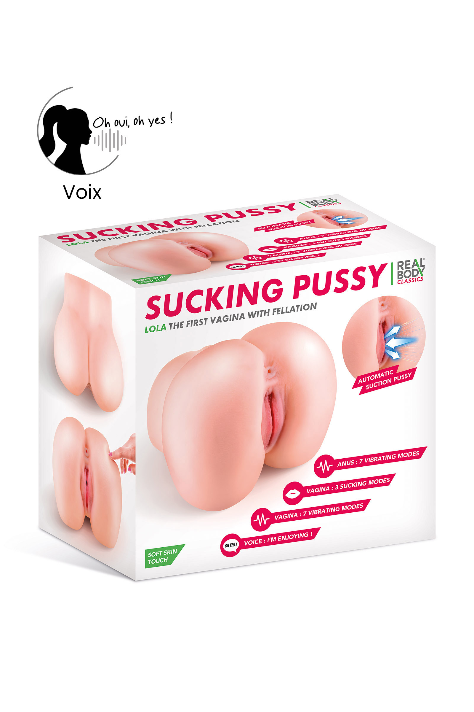 SEXTOY HOMEM Real Body Masturbador Lola Real Body Masturbador Lola