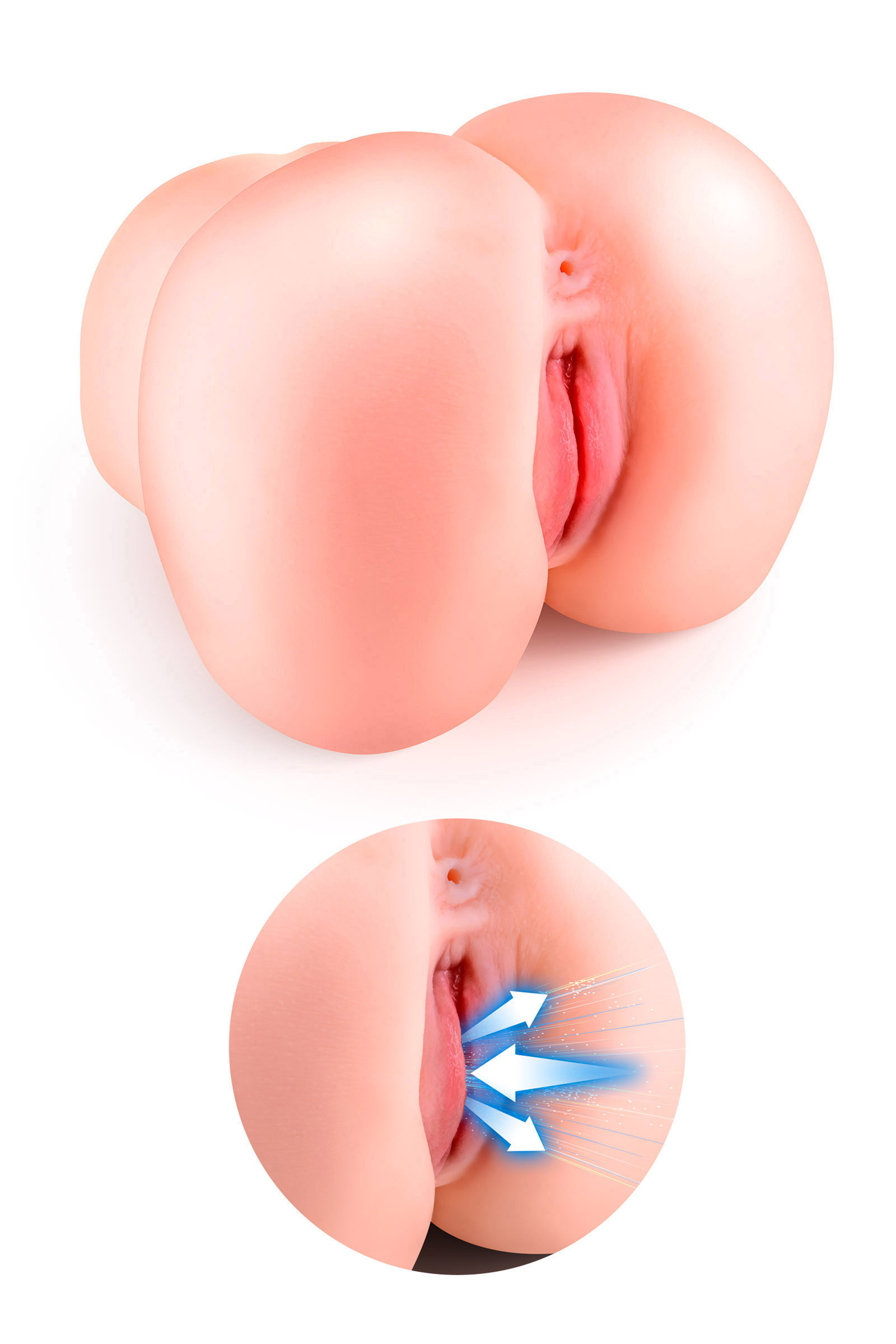 SEXTOY HOMEM Masturbadores e Bonecas(os) Real Body Masturbador Lola