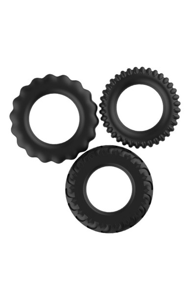 SEXTOY HOMEM Conjunto 3 Anéis Titan Conjunto 3 Anéis Titan