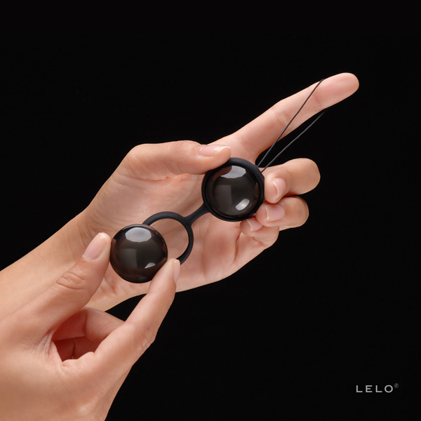 SEXTOY MULHER Exercícios Kegel  Lelo Luna Bolas Pretas Lelo Luna Bolas Pretas