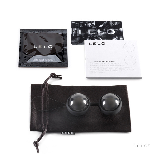 SEXTOY MULHER Exercícios Kegel  Lelo Luna Bolas Pretas Lelo Luna Bolas Pretas