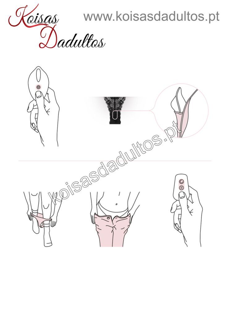 PRAZER FEMININO  Tanga Vibratória - PantyRebel Tanga Vibratória - PantyRebel