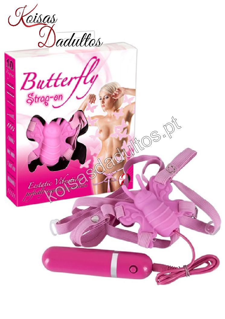 SEXTOY MULHER Cuecas Vibratórias Estimulador Borboleta C/ Cinto