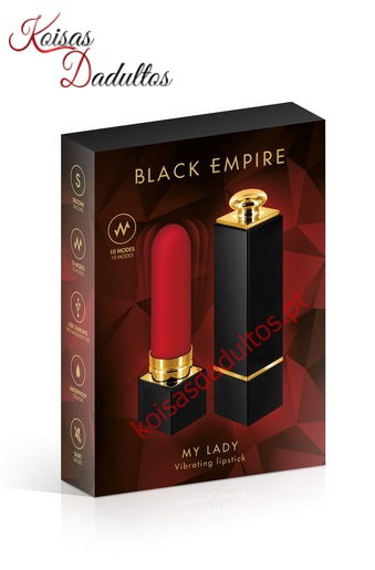 DIA DOS NAMORADOS Batom Vibratório My Lady de Black Empire Batom Vibratório My Lady de Black Empire