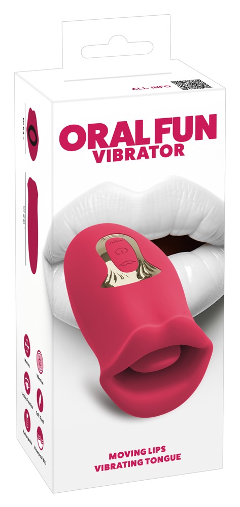 SEXTOY MULHER Oral Fun Vibrator Moving Lips and Vibrating Tongue Oral Fun Vibrator Moving Lips and Vibrating Tongue