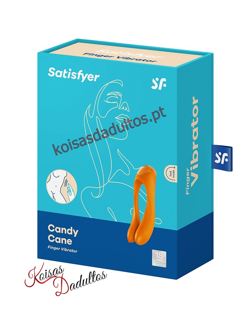SEXTOY CASAL Ele e Ele Satisfyer - Candy Cane 