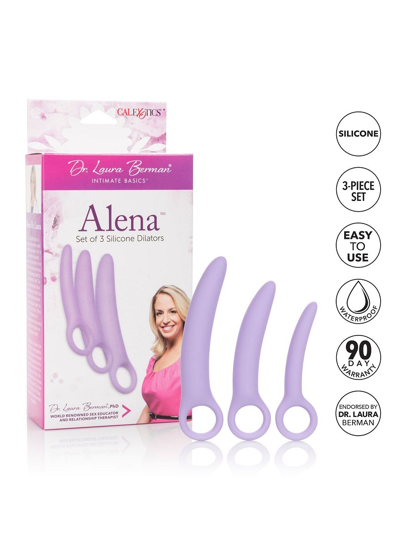 SEXTOY MULHER Terapeuticos Alena Set of 3 Silicone Dilators Alena Set of 3 Silicone Dilators