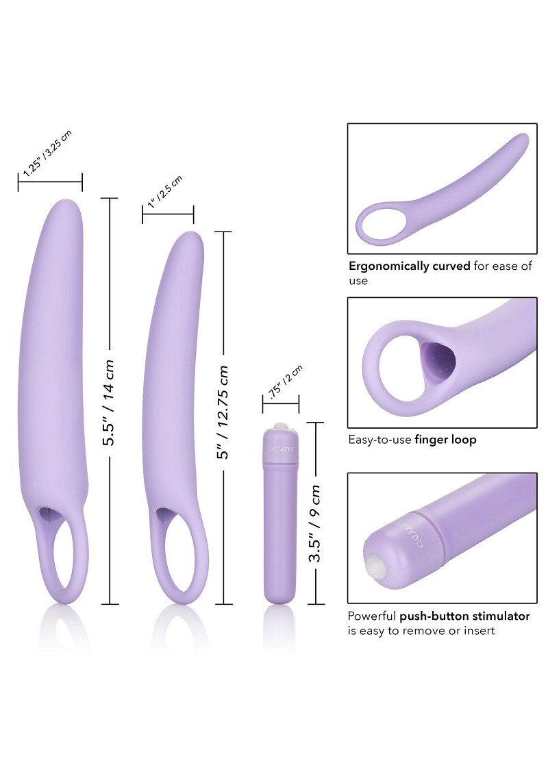 SEXTOY MULHER Terapeuticos ISABELLE SET OF 2 VIBRATING SILICONE DILATORS ISABELLE SET OF 2 VIBRATING SILICONE DILATORS