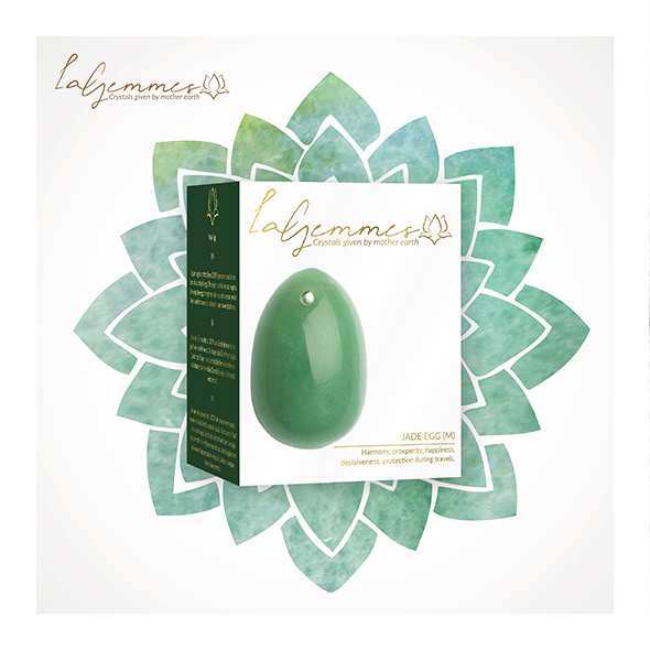 SEXTOY MULHER Exercícios Kegel  Ovo Yoni Jade (M) - La Gemmes