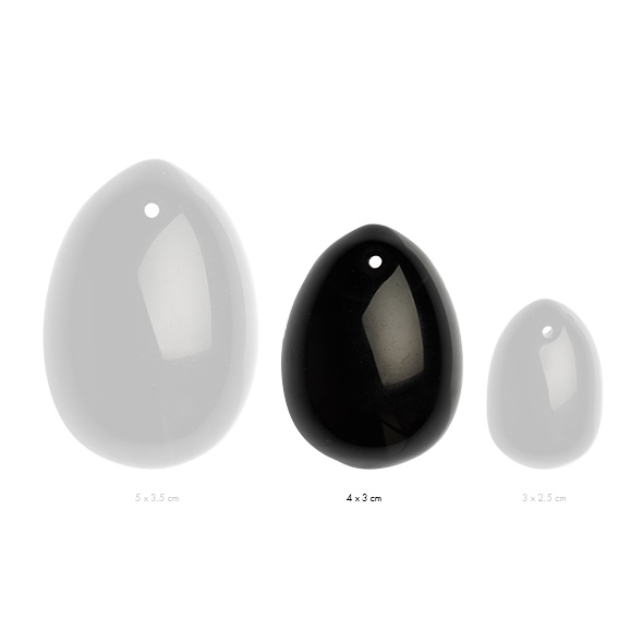 SEXTOY MULHER Exercícios Kegel  Ovo Yoni Obsidiana Negra (M) - La Gemmes Ovo Yoni Obsidiana Negra (M) - La Gemmes