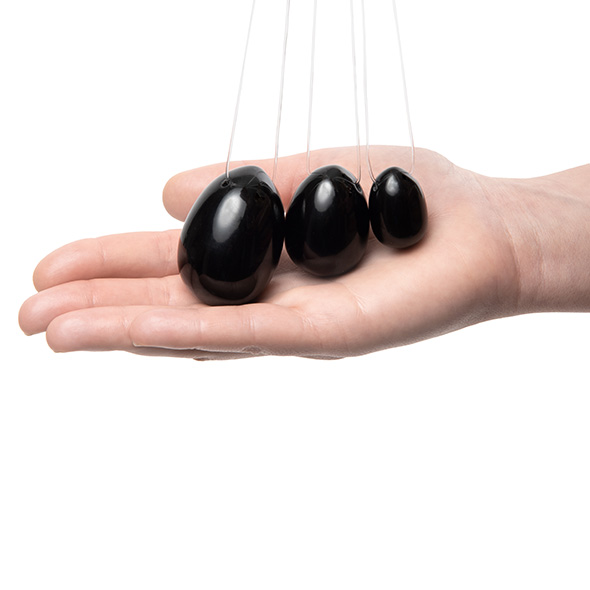SEXTOY MULHER Exercícios Kegel  Ovo Yoni Obsidiana Negra (M) - La Gemmes Ovo Yoni Obsidiana Negra (M) - La Gemmes