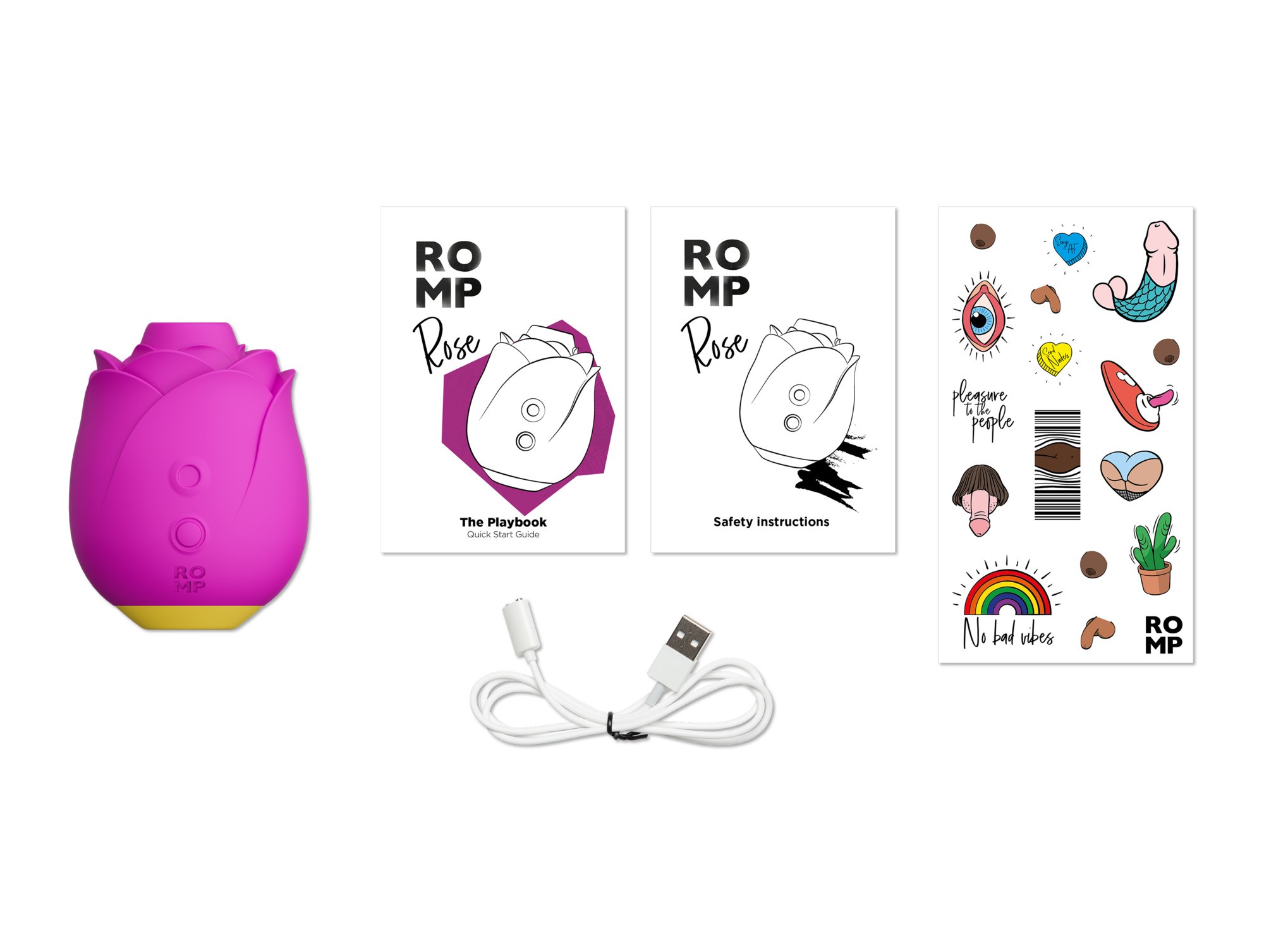 2586rom Estimulador Romp Rose Estimulador Romp Rose