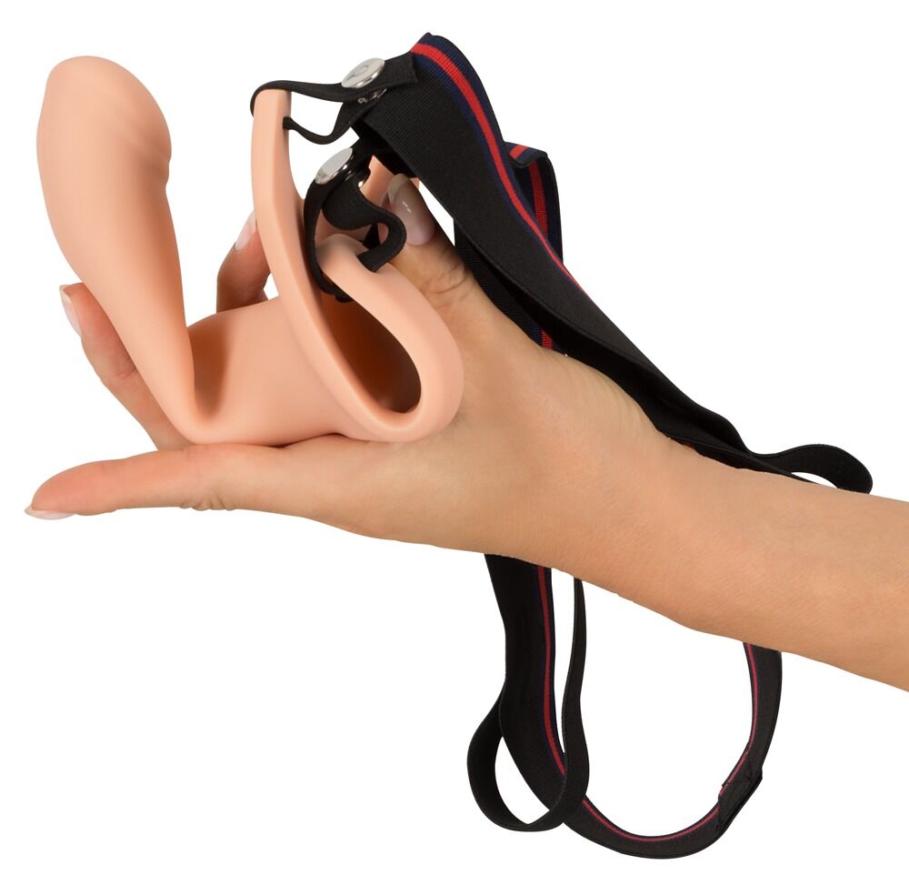 CINTOS STRAP-ON Strap-On com Dildo Oco Aumenta 6cm Strap-On com Dildo Oco Aumenta 6cm