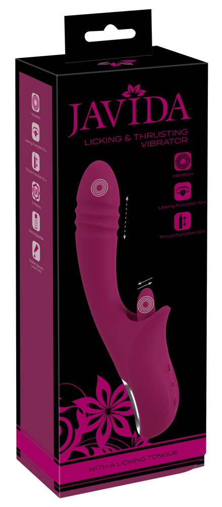Vibrador Javida com L&iacute;ngua Vibrador Javida com L&iacute;ngua
