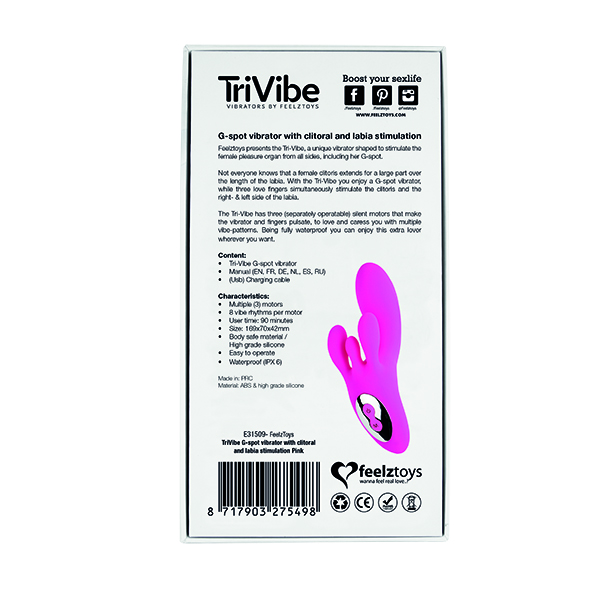 VIBRADORES Duplos e Triplos Vibrador Triplo Ponto G - Feelztoys Vibrador Triplo Ponto G - Feelztoys