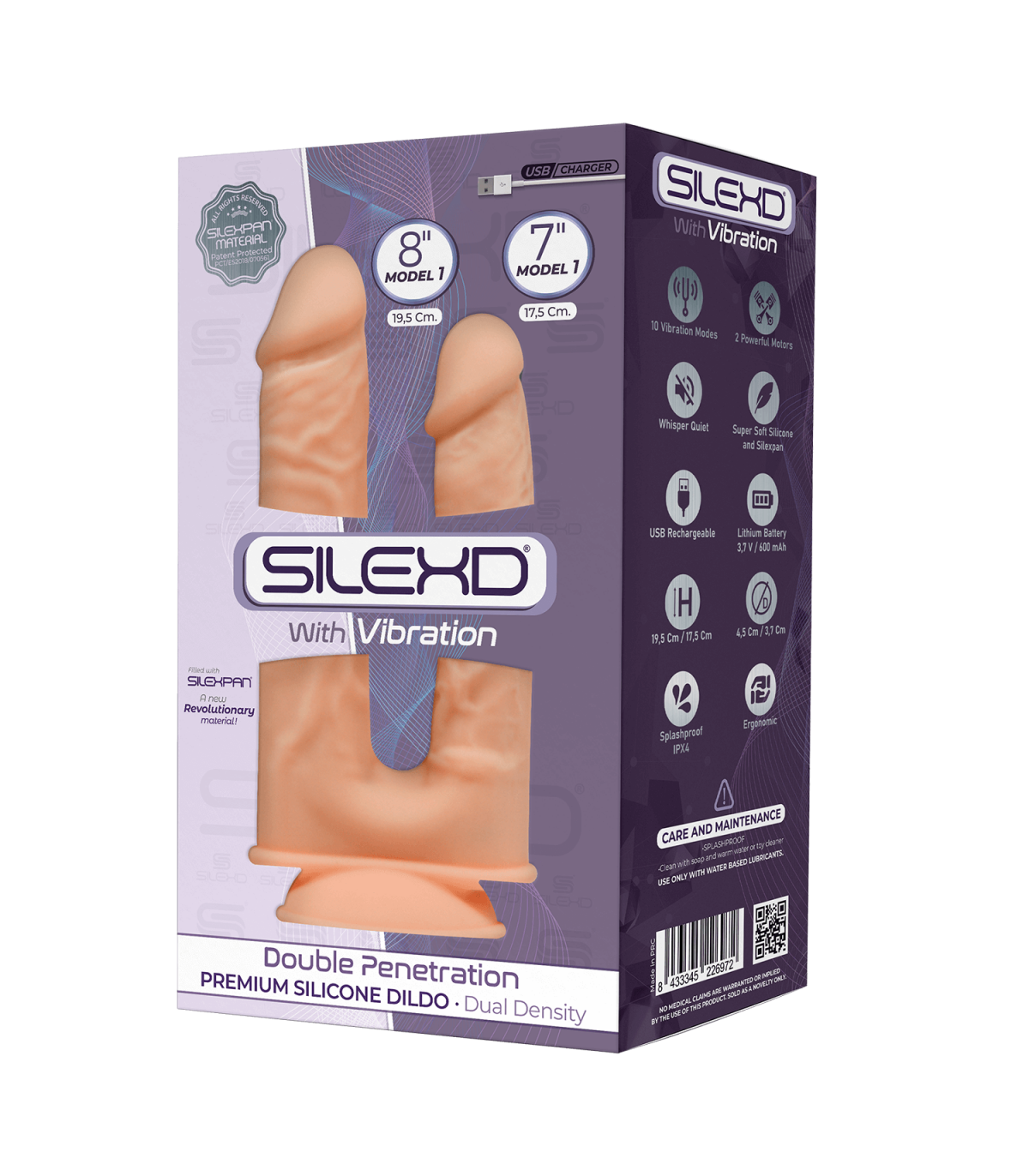 Vibrador Duplo Silexd  7 - 8 Vibrador Duplo Silexd  7 - 8